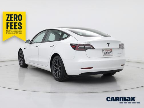 White 2021 Tesla Model 3 Long Range