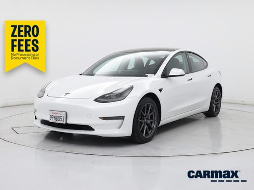 White 2021 Tesla Model 3 Long Range