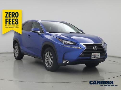 Blue 2017 Lexus NX 200t