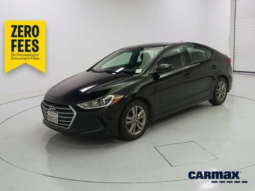 Black 2018 Hyundai ELANTRA SEL