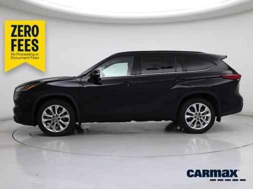 Black 2023 Toyota Highlander Hybrid Limited