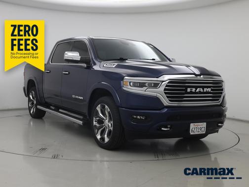 Blue 2021 RAM 1500 Longhorn
