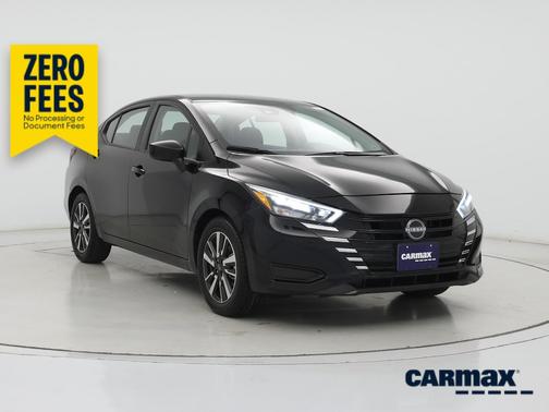 Black 2025 Nissan Versa SV