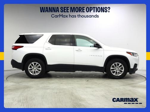 White 2021 Chevrolet Traverse LS