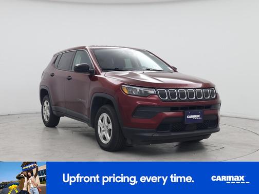 Red 2022 Jeep Compass Sport