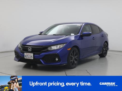Blue 2018 Honda Civic Sport
