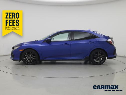 Blue 2018 Honda Civic Sport