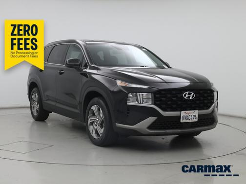 Black 2021 Hyundai SANTA FE SE