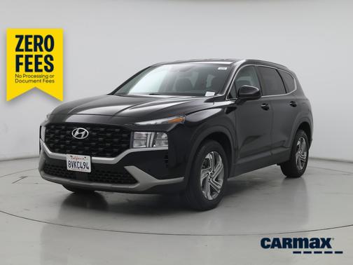 Black 2021 Hyundai SANTA FE SE