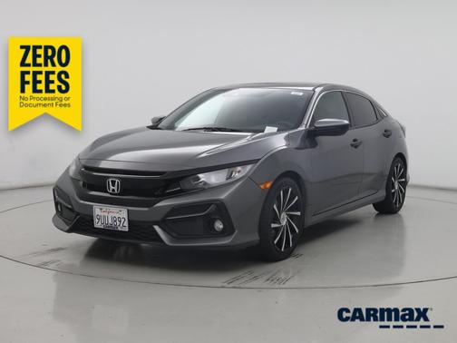 Gray 2020 Honda Civic EX-L