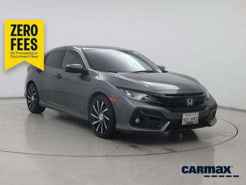 Gray 2020 Honda Civic EX-L