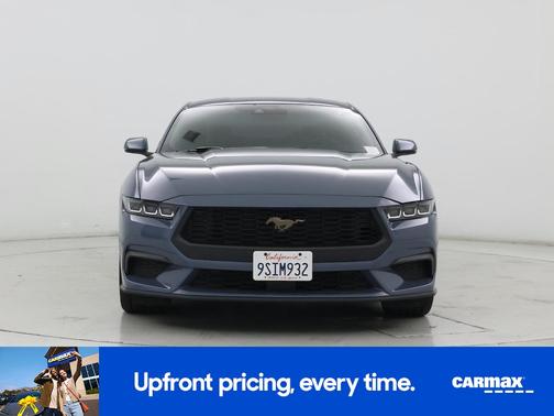 Blue 2025 Ford Mustang Ecoboost Premium