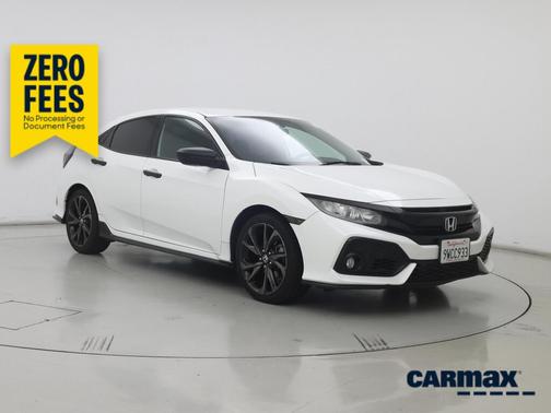 White 2017 Honda Civic Sport