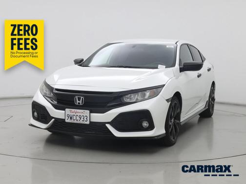 White 2017 Honda Civic Sport