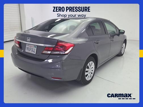 Gray 2014 Honda Civic LX