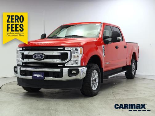 Red 2021 Ford F-250 XLT