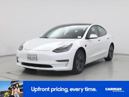 White 2022 Tesla Model 3 Long Range