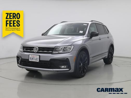 Gray 2021 Volkswagen Tiguan SE R-Line Black