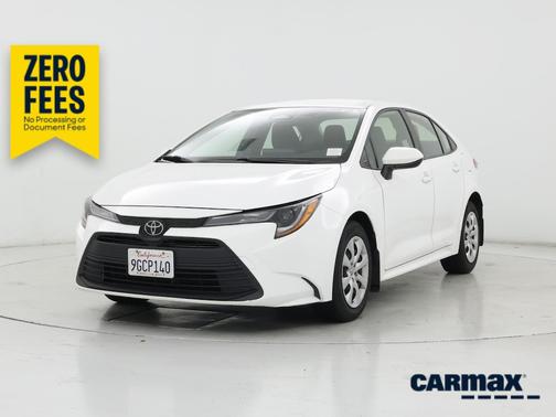 White 2023 Toyota Corolla LE