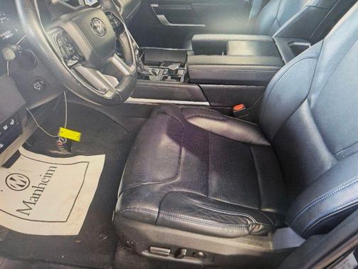 Midnight Black Metallic 2023 Toyota Tundra Platinum