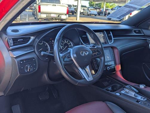 Dynamic Sunstone Red 2023 INFINITI QX50 SPORT