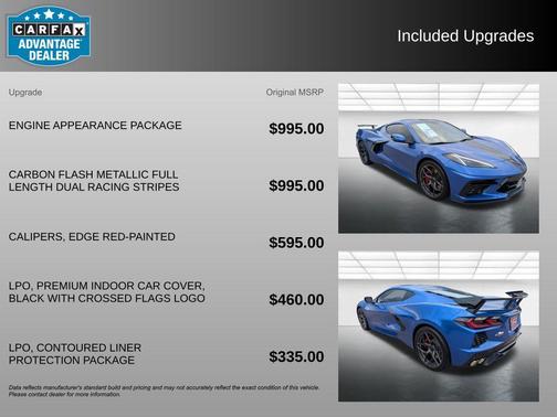 Elkhart Lake Blue Metallic 2022 Chevrolet Corvette Stingray w/2LT