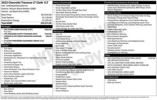 2023 Chevrolet Traverse LT Cloth