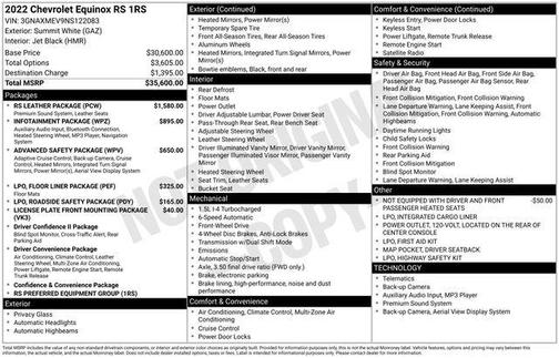 2022 Chevrolet Equinox FWD RS