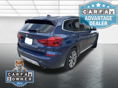 Phytonic Blue Metallic 2019 BMW X3 sDrive30i