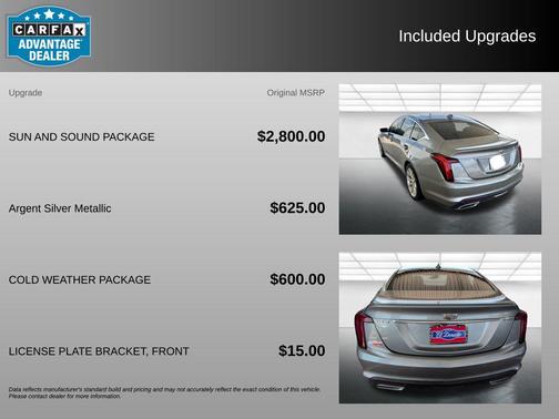 Argent Silver Metallic 2024 Cadillac CT5 Luxury