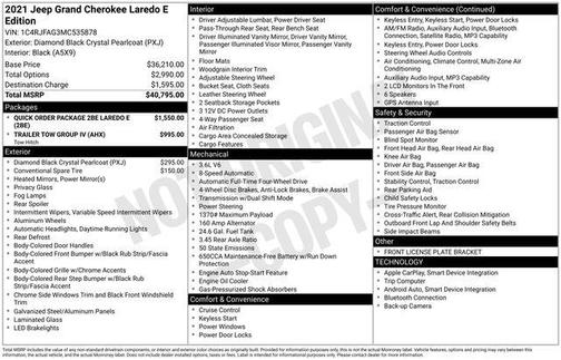 2021 Jeep Grand Cherokee Laredo