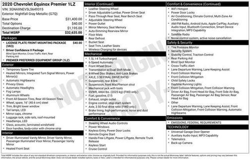 2020 Chevrolet Equinox L
