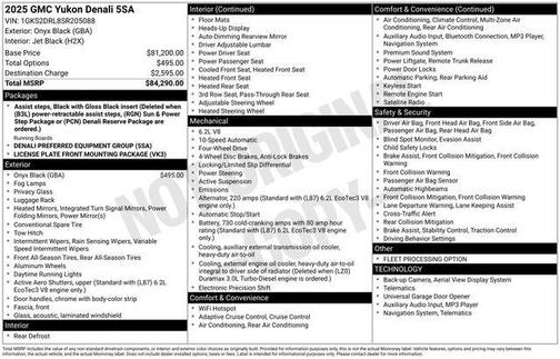 2025 GMC Yukon Denali
