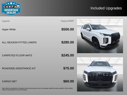 Hyper White 2025 Hyundai PALISADE Calligraphy Night Edition