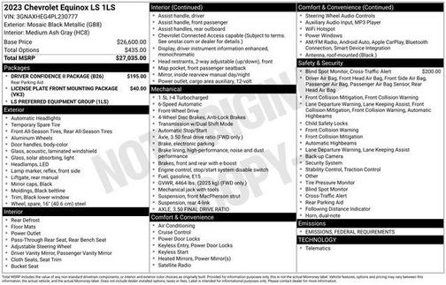 2023 Chevrolet Equinox LS