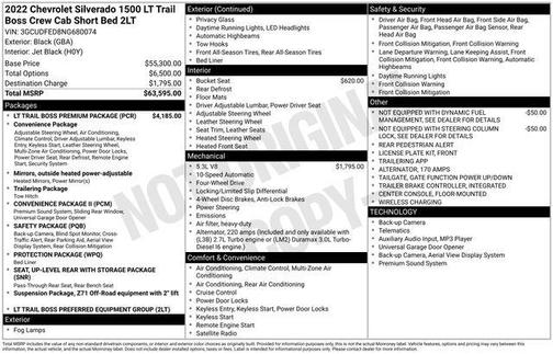 2022 Chevrolet Silverado 1500 LT Trail Boss