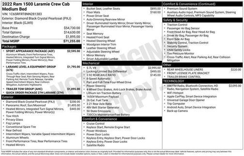 2022 RAM 1500 Laramie