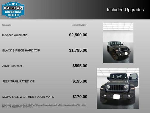 Anvil Clearcoat 2025 Jeep Wrangler Sport