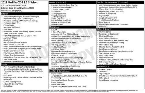 2022 Mazda CX-5 2.5 S Select
