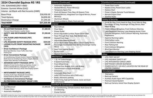 2024 Chevrolet Equinox FWD RS