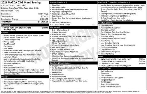 2021 Mazda CX-9 Grand Touring