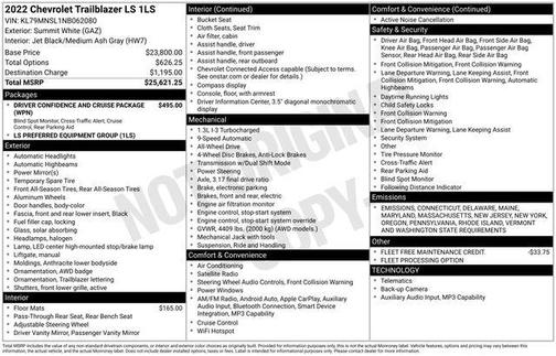 2022 Chevrolet Trailblazer LS