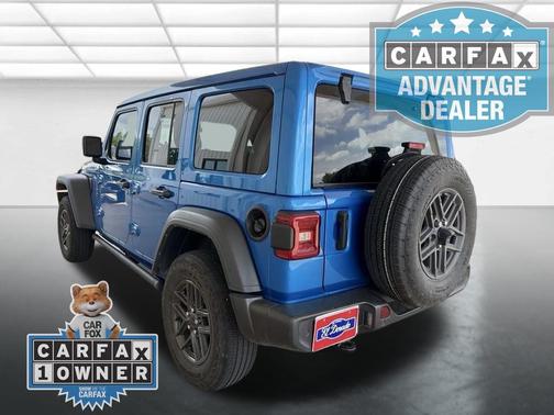 Hydro Blue Pearlcoat 2024 Jeep Wrangler Sport S