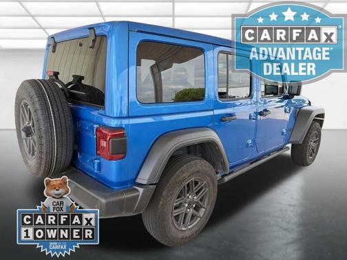 Hydro Blue Pearlcoat 2024 Jeep Wrangler Sport S