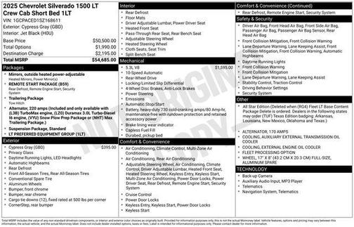 2025 Chevrolet Silverado 1500 LT