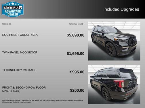 Agate Black Metallic 2023 Ford Explorer ST