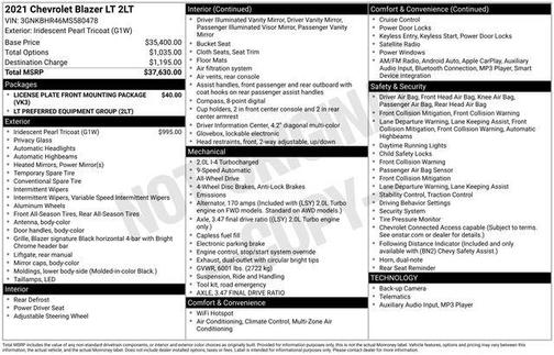 2021 Chevrolet Blazer 2LT