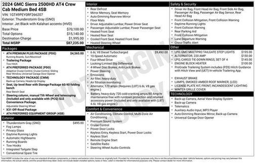 2024 GMC Sierra 2500 AT4