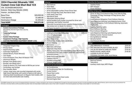 2024 Chevrolet Silverado 1500 Custom