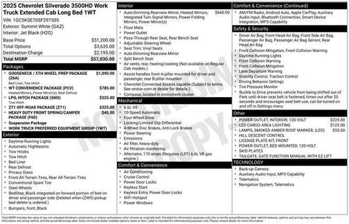 2025 Chevrolet Silverado 3500 WT